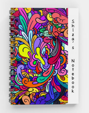 Colorful Abstract Doodles-Spiral Notebook