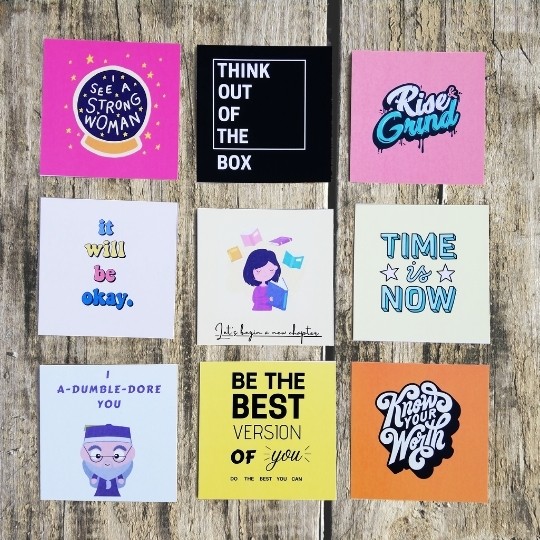 Inspirational Cards with Easels