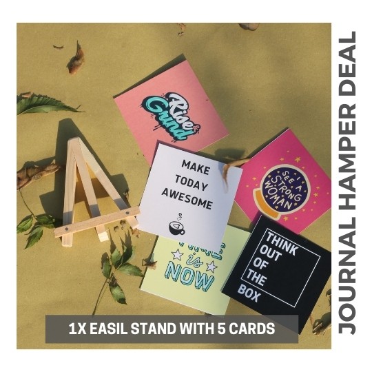 Mini Easil Stands with cards (Journal Hamper Deal)- Meco Publications