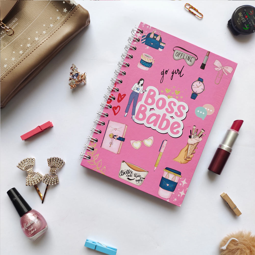 Boss babe Hardcover Notebook-Mecopublicarions