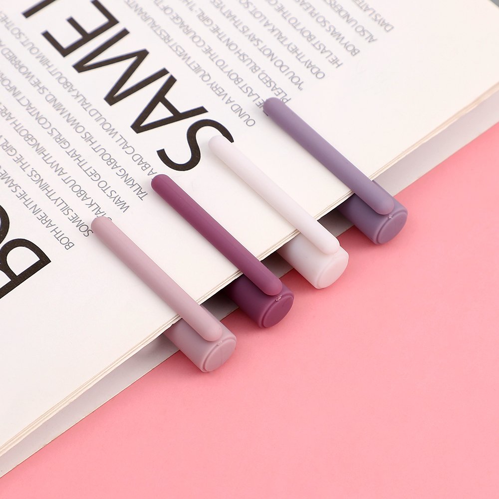 Gradient Purple-Morandi Gel Pens Kawaii 0.5mm Black Ink - Image 4