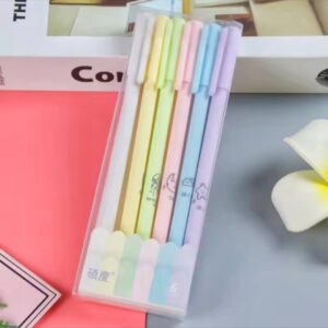 Assorted Gradient-Morandi Gel Pens Kawaii 0.5mm Black Ink