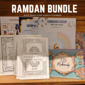 Ramadan Kareem Bundle (Buy Deen Over Dunya Planner Seperately)