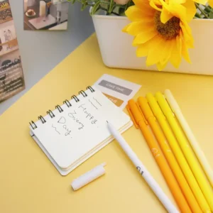Gradient Lemon-Morandi Gel Pens Kawaii 0.5mm Black Ink