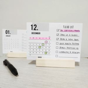 TO-DO Wooden Desk Calendar (PRO) 2025